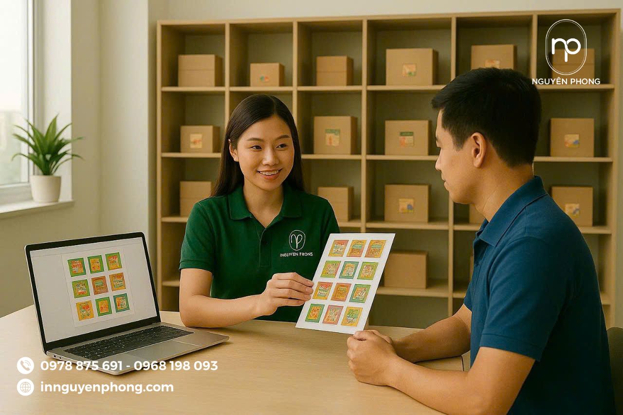 Nguyên Phong tư vấn khách hàng tận tình 